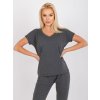Tričko RV-TS-4832.28P BASIC FEEL GOOD (Barva Šedá - tmavě, Velikost S)