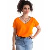 Tričko RV-TS-4832.39P BASIC FEEL GOOD (Barva Oranžová, Velikost S)