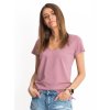 Tričko RV-TS-4837.28P BASIC FEEL GOOD (Barva Růžová - tmavě, Velikost XS)
