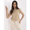 Tričko CLM-TS-1640.87 BASIC FEEL GOOD (Barva Béžová, Velikost S)