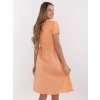 Šaty -DHJ-SK-25370.85 (Barva Oranžová, Velikost UNI)