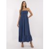 Šaty-DHJ-SK-A9051.96 (Barva Modrá - tmavě, Velikost UNI)