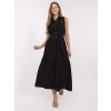 Šaty -MI-SK-A5032.70P (Barva Černá, Velikost UNI)