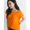 Tričko RV-BZ-4622.05 BASIC FEEL GOOD (Barva Oranžová, Velikost L)
