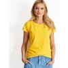 Tričko RV-BZ-4622.17 BASIC FEEL GOOD (Barva Žlutá, Velikost L)