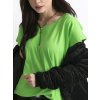 Tričko RV-BZ-4622.99 BASIC FEEL GOOD (Barva Zelená - světle, Velikost XL)