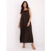 Šaty-MI-SK-A6412.68 (Barva Béžová - tmavě, Velikost UNI)