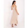 Šaty TW-SK-BI-1458-1.64 (Barva Béžová, Velikost S)