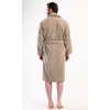 Pánský župan se šálovým límcem Oskar (Barva Béžová, Velikost XL)