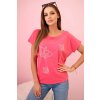 Dámské tričko 69935 s krátkým rukávem (Velikost UNI, Barva Růžová - světle)