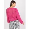 Svetr LC-SW-0228.21P RUE PARIS (Barva Růžová - tmavě, Velikost UNI)