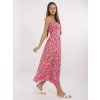 Šaty MI-SK-23817-5.86 ITALY MODA (Barva Růžová, Velikost UNI)