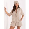 Bavlněný komplet TW-KMPL-BI-30480.90 Och Bella (Barva Béžová, Velikost M)