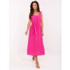 Šaty-MI-SK-A1710.60 (Barva Růžová - tmavě, Velikost UNI)