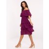 Šaty-TW-SK-BI-2120.69 (Barva Fialová, Velikost UNI)