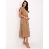 Šaty -TW-SK-BI-6-2172.96 (Barva Béžová - tmavě, Velikost UNI)