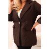 Dámská bunda Plus Size 5663 (Velikost UNI, Barva Černá)