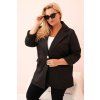 Dámská bunda Plus Size 5663 (Velikost UNI, Barva Černá)