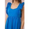 Dámské šaty 9082 (Velikost UNI, Barva Modrá)