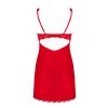 Košilka Obsessive Amor Cherris chemise (Velikost S/M, Barva Červená)
