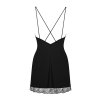 Košilka Obsessive Bella Rou chemise (Velikost XL/2XL, Barva Černá)