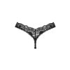 Tanga Obsessive Donna Dream thong (Velikost XL/2XL, Barva Černá)