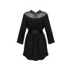 Župan Obsessive Bellastia peignoir (Velikost XL/2XL, Barva Černá)