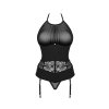Korzet Obsessive Serafia corset (Velikost XS/S, Barva Černá)