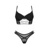 Komplet Obsessive Roxelia 2-pcs set (Velikost XL/2XL, Barva Černá)