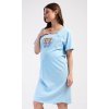 Dámská noční košile mateřská Žirafy (Barva Modrá - světle, Velikost S)