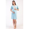 Dámská noční košile mateřská Miláček (Barva Modrá - světle, Velikost S)