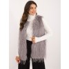 Dámská vesta AT-KZ-2349-1.49 Wool (Barva Šedá, Velikost M/L)