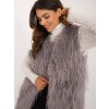 Dámská vesta AT-KZ-2349-1.49 Wool (Barva Šedá, Velikost M/L)