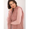 Dámská vesta AT-KZ-2349-1.50 Wool (Barva Růžová - tmavě, Velikost S/M)