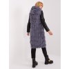Dámská vesta -AT-KZ-2368-1.57 Wool (Barva Šedá, Velikost S/M)