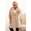 Dámská parka Plus Size ART23159 Punto (Velikost UNI, Barva Hnědá)