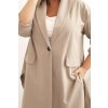 Dámská parka Plus Size ART23159 Punto (Velikost UNI, Barva Hnědá)