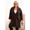 Dámská parka Plus Size ART23159 Punto (Velikost UNI, Barva Hnědá)