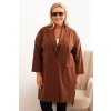 Dámská parka Plus Size ART23159 Punto (Velikost UNI, Barva Hnědá)