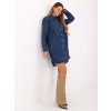 Šaty -D80026BI30469M314- (Barva Modrá - tmavě, Velikost L)