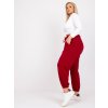 Dámské tepláky Plus Size RV-DR-6331.86 BASIC FEEL GOOD (Barva Modrá, Velikost XL)