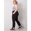 Dámské tepláky Plus Size RV-DR-6331.86 BASIC FEEL GOOD (Barva Modrá, Velikost XL)