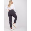 Dámské tepláky Plus Size RV-DR-6643.95 BASIC FEEL GOOD (Barva Béžová, Velikost XL)