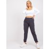 Dámské tepláky Plus Size RV-DR-6643.95 BASIC FEEL GOOD (Barva Béžová, Velikost XL)