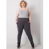 Dámské tepláky Plus Size RV-DR-6643.95 BASIC FEEL GOOD (Barva Béžová, Velikost XL)