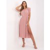 Šaty -DHJ-SK-21309.96 (Barva Béžová, Velikost UNI)