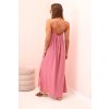 Dlouhé šaty Onyx (Velikost UNI, Barva Růžová - tmavě)