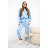 Dámská viskózová souprava  Esme - mikina + tepláky (Velikost UNI, Barva Modrá)