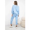 Dámská viskózová souprava  Esme - mikina + tepláky (Velikost UNI, Barva Modrá)