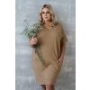 Italian Fashion Karina tunika kr.r. (Velikost XL, Barva Hnědá)